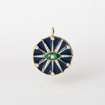 Green Eye Medallion Pendant