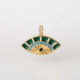 Green Evil Eye Charm