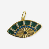 Green Evil Eye Charm