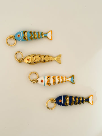 Enamel Fish Charm