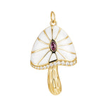 White Mushroom Charm
