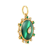 Malachite Sun Charm