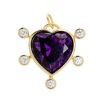 Violeta Heart Charm