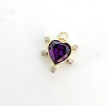 Violeta Heart Charm