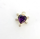 Violeta Heart Charm