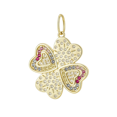 Paved Clover Charm