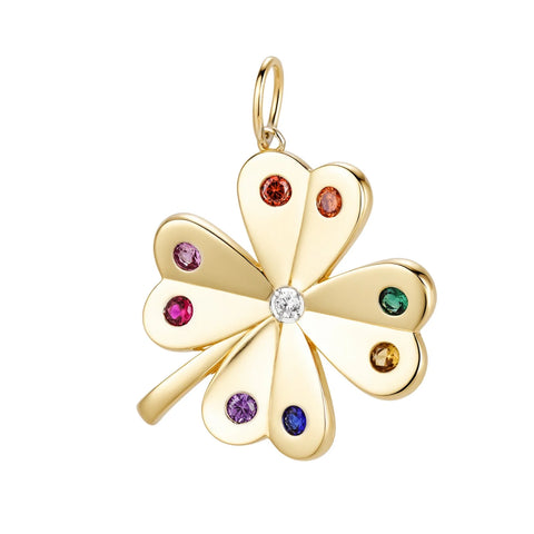 Colorful Clover Charm