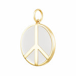 Glass Peace Pendant