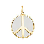 Glass Peace Pendant