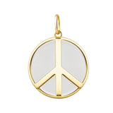 Glass Peace Pendant