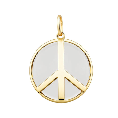 Glass Peace Pendant