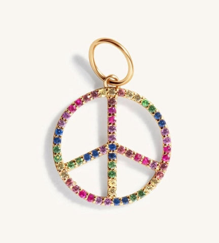 Raimbow Peace Charm